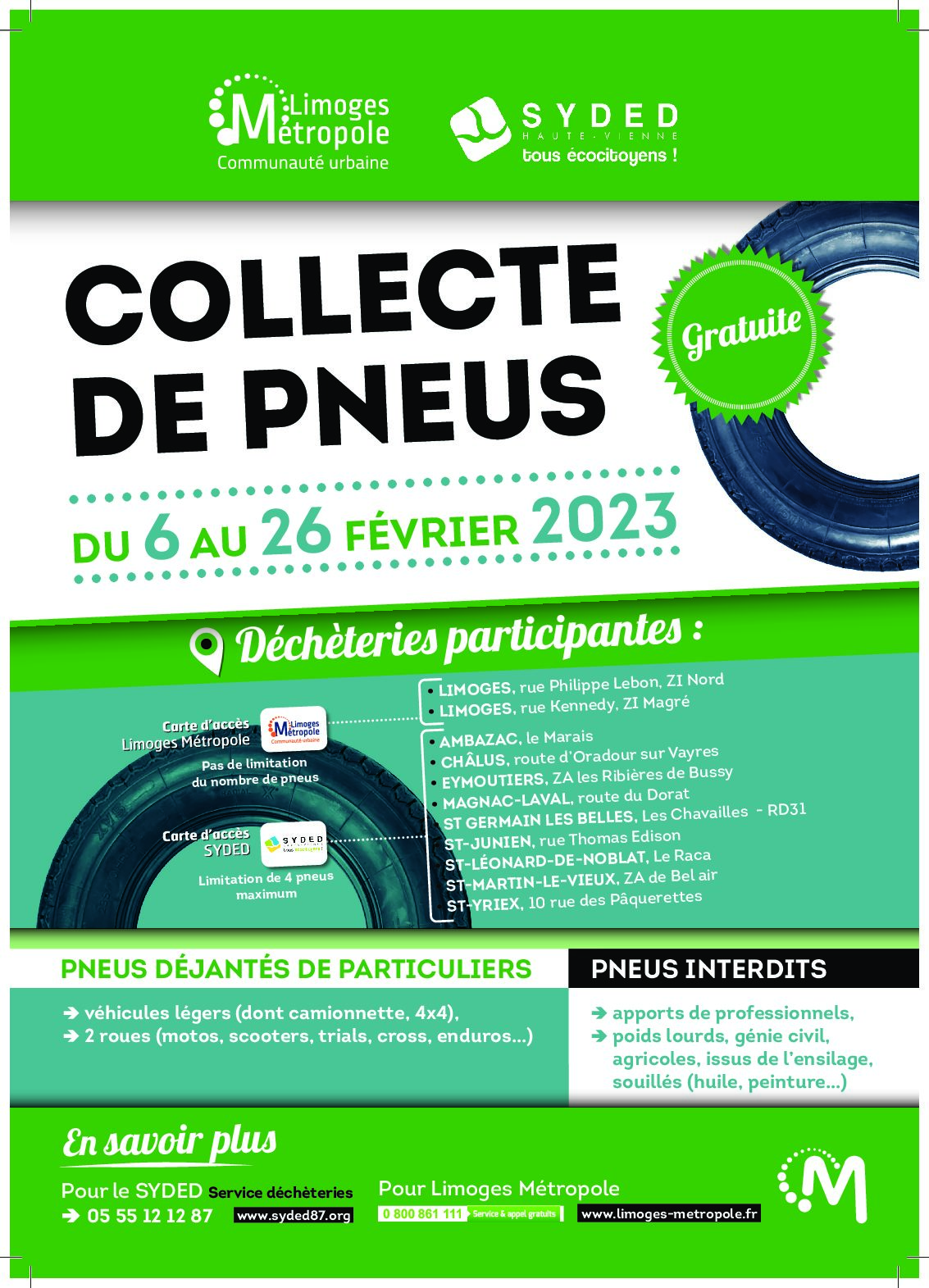 Collecte de pneu 2023